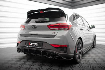 Splittery zadní boční V.5 Hyundai I30 N Hatchback Mk3 Facelift černý lesklý plast