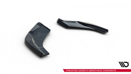 Splittery zadní boční V.5 Hyundai I30 N Hatchback Mk3 Facelift černý lesklý plast