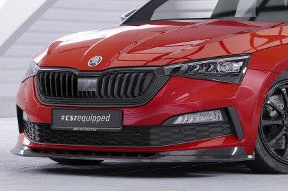 Spoiler pod přední nárazník CSR CUP pro Škoda Scala Monte Carlo - carbon look matný