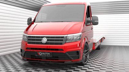 Spojler pod nárazník lipa V.1 Volkswagen Crafter Mk2 černý leský plast