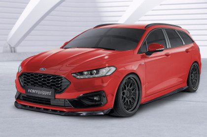 Spoiler pod přední nárazník CSR CUP pro Ford Mondeo MK5 BA7 Turnier ST-Line 19-22 - carbon look matný