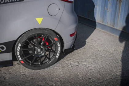 Splittery zadní boční V.2 Ford Fiesta ST Mk7 Facelift černý lesklý plast