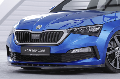 Spoiler pod přední nárazník CSR CUP pro Škoda Scala - carbon look lesklý