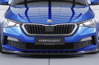 Spoiler pod přední nárazník CSR CUP pro Škoda Scala - carbon look lesklý