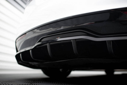Spoiler zadního nárazniku V.1 Tesla Model S Plaid Mk1 Facelift černý lesklý plast