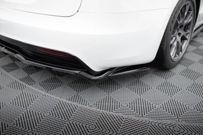 Spoiler zadního nárazniku V.2 Tesla Model S Plaid Mk1 Facelift černý lesklý plast
