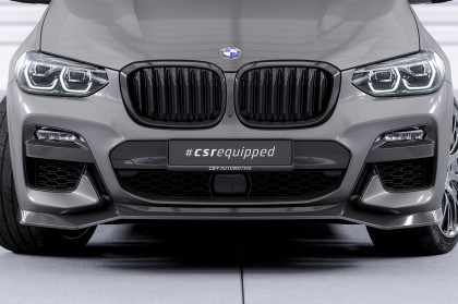 Spoiler pod přední nárazník CSR CUP pro BMW X3 G01 M-Paket - černá struktura