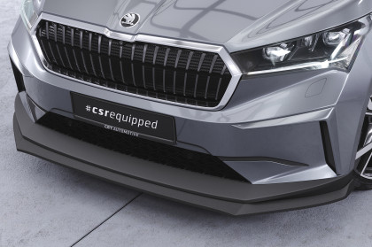 Spoiler pod přední nárazník CSR CUP pro Škoda Enyaq iV - carbon look matný