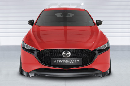 Spoiler pod přední nárazník CSR CUP pro Mazda 3 (Typ BP) - carbon look lesklý