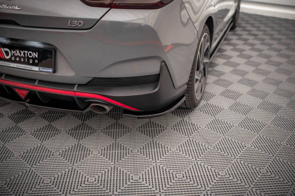 Spoiler zadního nárazniku Hyundai I30 Fastback N-Line Mk3 Facelift černý lesklý plast