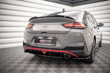 Prodloužení spoileru Hyundai I30 Fastback N-Line Mk3 Facelift černý lesklý plast