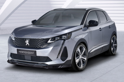 Spoiler pod přední nárazník CSR CUP pro Peugeot 3008 II 2020- carbon look lesklý