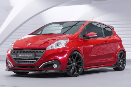 Spoiler pod přední nárazník CSR CUP pro Peugeot 208 GTi carbon look lesklý