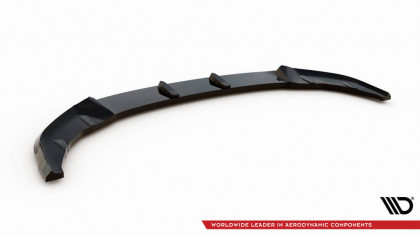 Spojler pod nárazník lipa V.1 BMW 5 M-Pack G60 černý lesklý plast