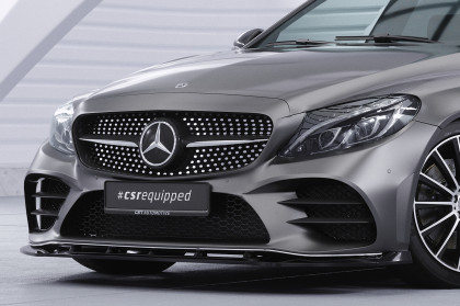 Spoiler pod přední nárazník CSR CUP pro Mercedes Benz C-Klasse W205 AMG-Line carbon look matný