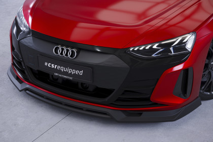 Spoiler pod přední nárazník CSR CUP pro Audi e-tron GT  - carbon look lesklý