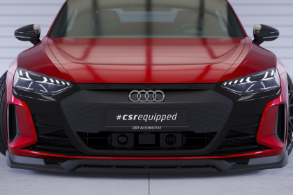 Spoiler pod přední nárazník CSR CUP pro Audi e-tron GT  - carbon look lesklý