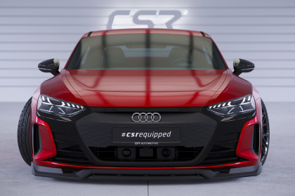 Spoiler pod přední nárazník CSR CUP pro Audi e-tron GT  - carbon look lesklý