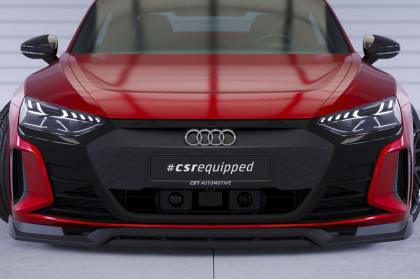 Spoiler pod přední nárazník CSR CUP pro Audi e-tron GT  - černý lesklý
