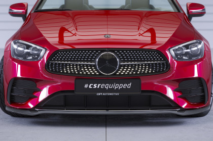 Spoiler pod přední nárazník CSR CUP pro Mercedes Benz E-Klasse A238/C238 AMG-Line 2020- carbon look lesklý