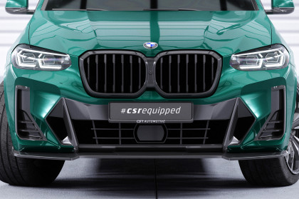 Spoiler pod přední nárazník CSR CUP pro BMW X3 G01 M-Paket / M40i / M40d (LCI) 2021- carbon look lesklý