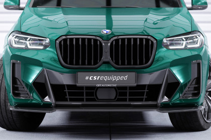 Spoiler pod přední nárazník CSR CUP pro BMW X3 G01 M-Paket / M40i / M40d (LCI) 2021- černý lesklý