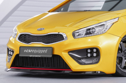 Spoiler pod přední nárazník CSR CUP pro Kia Ceed GT / Pro Ceed GT - carbon look lesklý