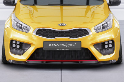 Spoiler pod přední nárazník CSR CUP pro Kia Ceed GT / Pro Ceed GT - carbon look lesklý