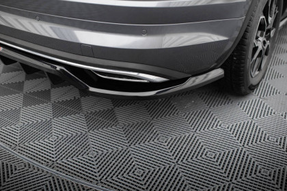 Spoiler zadního nárazniku Škoda Kodiaq Sportline Mk1 Facelift černý lesklý plast