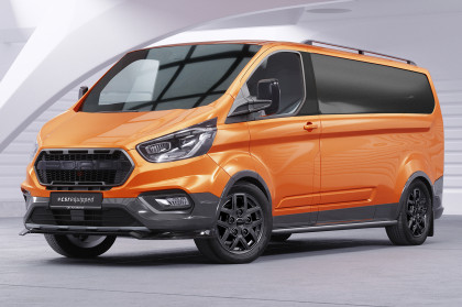 Spoiler pod přední nárazník CSR CUP pro Ford Tourneo Custom Active 2020-  carbon look lesklý