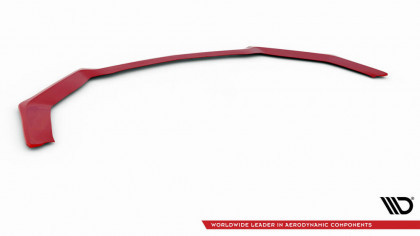 Spojler pod nárazník lipa V.2 Ford Mustang Mk6 Facelift červený lesklý plast
