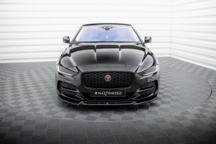 Spojler pod nárazník lipa V.2 Jaguar XE X760 Facelift černý lesklý plast