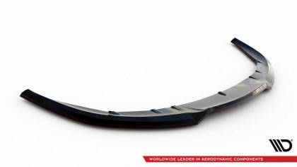 Spojler pod nárazník lipa Porsche Taycan Mk1 černý lesklý plast
