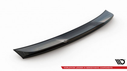 Prodloužení spoileru 3D Porsche Taycan Mk1 černý lesklý plast