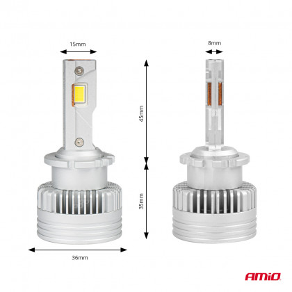 LED žárovky hlavního svícení D-Basic Series D2S/D2R AMiO-03627