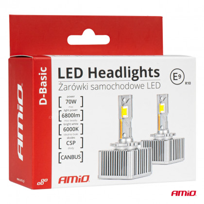 LED žárovky hlavního svícení D-Basic Series D2S/D2R AMiO-03627