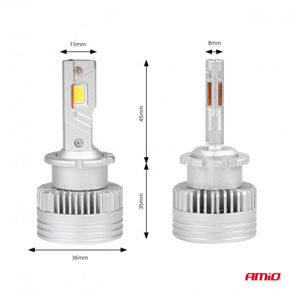 LED žárovky hlavního svícení D-Basic Series D4S/D4R AMiO-03629