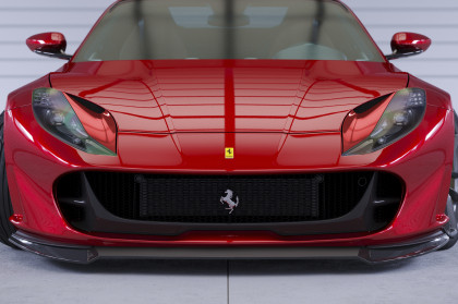 Spoiler pod přední nárazník CSR CUP pro Ferrari 812 Superfast / GTS - černý lesklý
