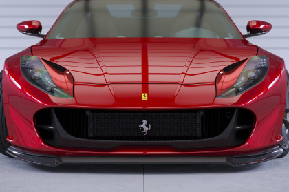 Spoiler pod přední nárazník CSR CUP pro Ferrari 812 Superfast / GTS - černý matný