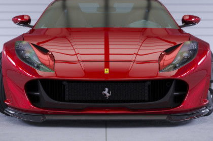 Spoiler pod přední nárazník CSR CUP pro Ferrari 812 Superfast / GTS - černá struktura