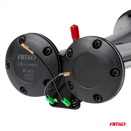 Klakson fanfára 2-tónová 12-24V AMIO-03617