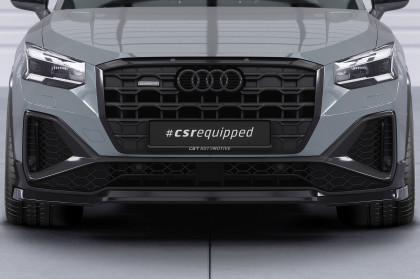 Spoiler pod přední nárazník CSR CUP pro Audi Q2 (Typ GA) S-Line 2020- carbon look lesklý