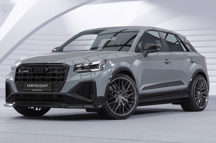 Spoiler pod přední nárazník CSR CUP pro Audi Q2 (Typ GA) S-Line 2020- carbon look matný
