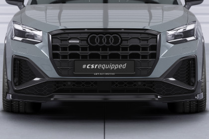 Spoiler pod přední nárazník CSR CUP pro Audi Q2 (Typ GA) S-Line 2020- černá struktura