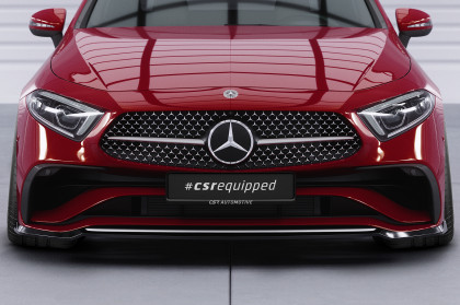 Spoiler pod přední nárazník CSR CUP pro Mercedes Benz CLS (C257) AMG-Line 2021- carbon look lesklý
