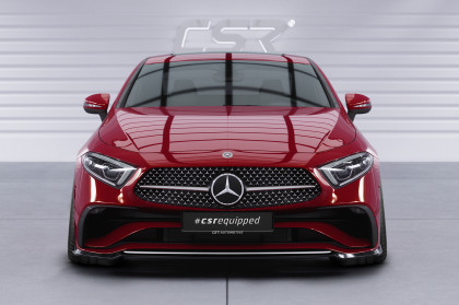 Spoiler pod přední nárazník CSR CUP pro Mercedes Benz CLS (C257) AMG-Line 2021- carbon look lesklý