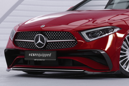 Spoiler pod přední nárazník CSR CUP pro Mercedes Benz CLS (C257) AMG-Line 2021- černý matný