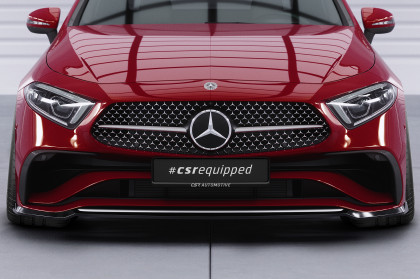 Spoiler pod přední nárazník CSR CUP pro Mercedes Benz CLS (C257) AMG-Line 2021- černá struktura