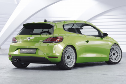 Křídlo, spoiler zadní CSR pro VW Scirocco III R/R-Line - černý matný