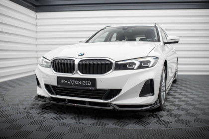 Spojler pod nárazník lipa BMW 3 Sedan / Touring G20 / G21 Facelift černý lesklý plast